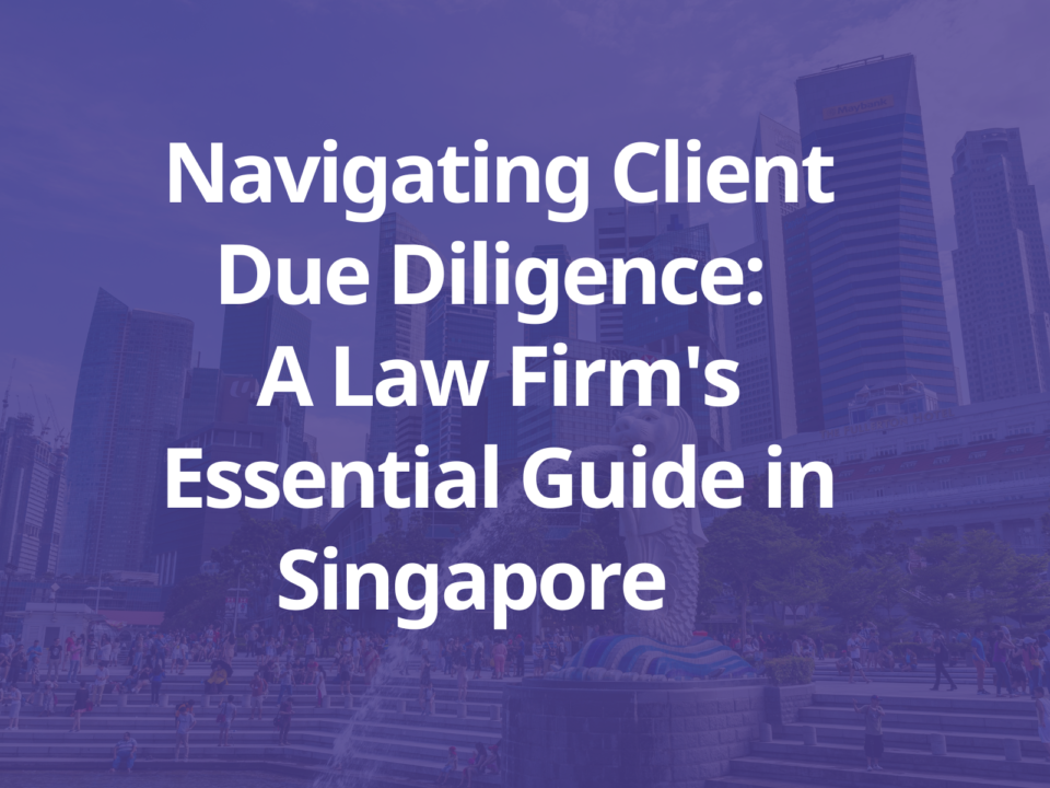 client due diligence Singapore
