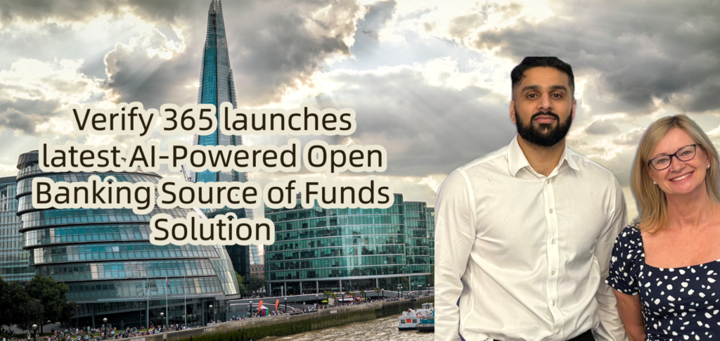 Verify 365 Launch Advanced Open Banking Solutions, Elevating AML and Source of Funds Checks in the Legal Sector