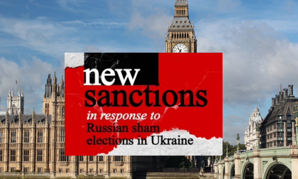 UK Announces New Sanctions Against Russia Over Ukraine Elections