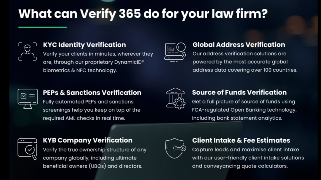 Enhancing Client Onboarding in Law Firms With Verify 365